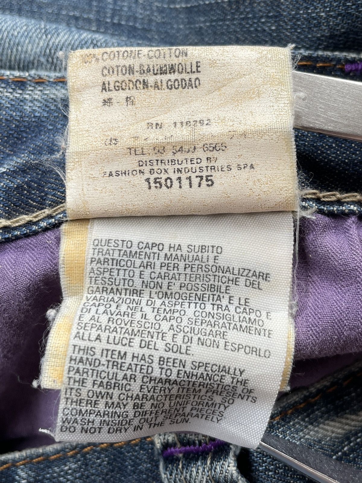 Designer × If Six Was Nine × Replay Replay Straight Denim (P109) Size US 29 - 15 Thumbnail