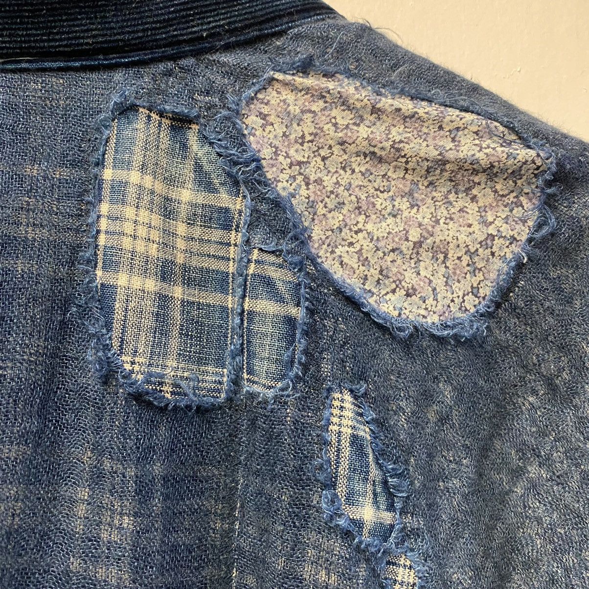Kapital Kapital Patchwork Nora-Dot Tiger Juddbhan Indigo Shirt Size US L / EU 52-54 / 3 - 3 Thumbnail