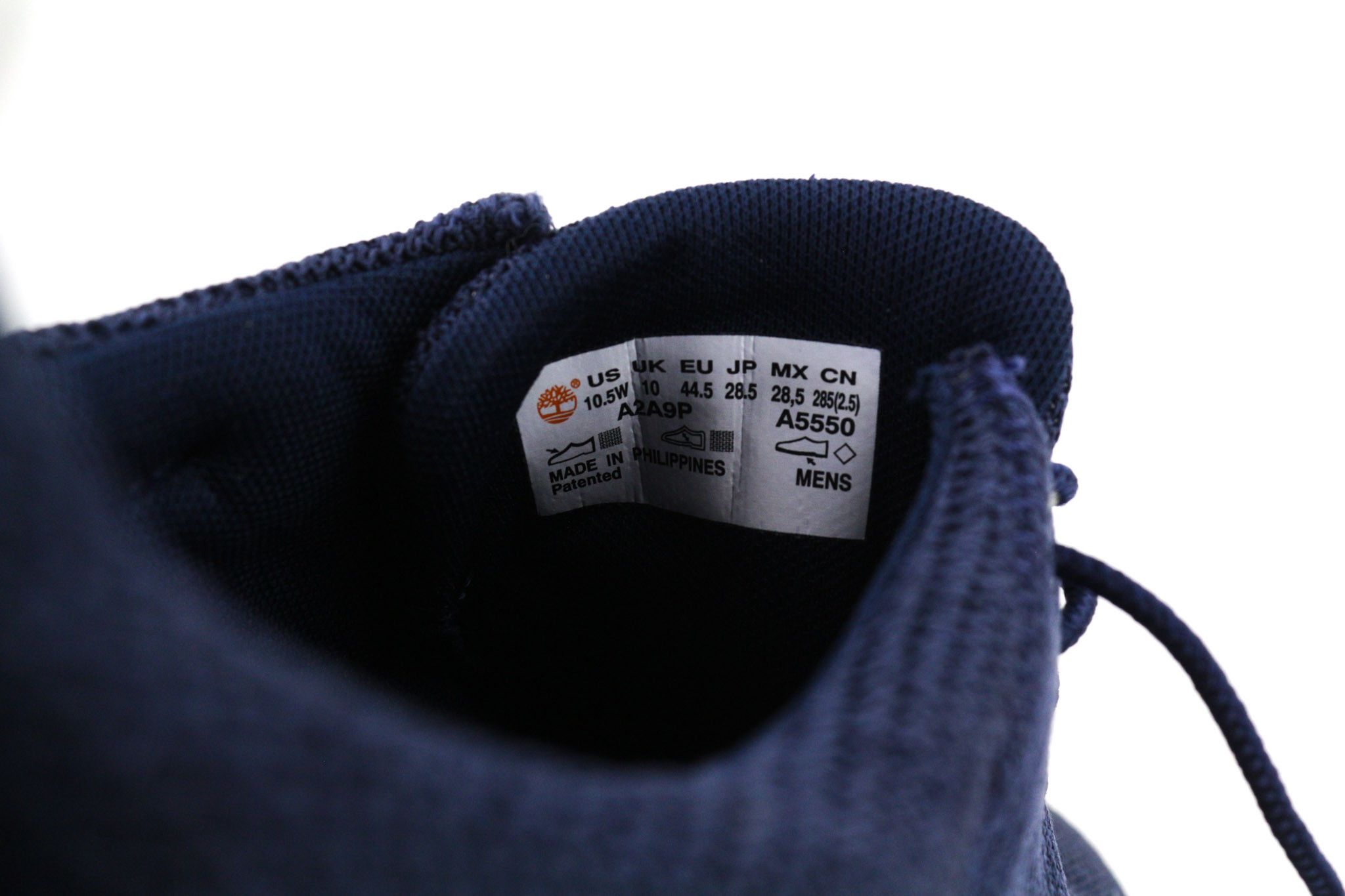 Timberland A2A9P-A5550 EU43.5/44.5 Blue Low-Top Textile Sneakers 81131 Size US 10.5 / EU 43-44 - 12 Thumbnail