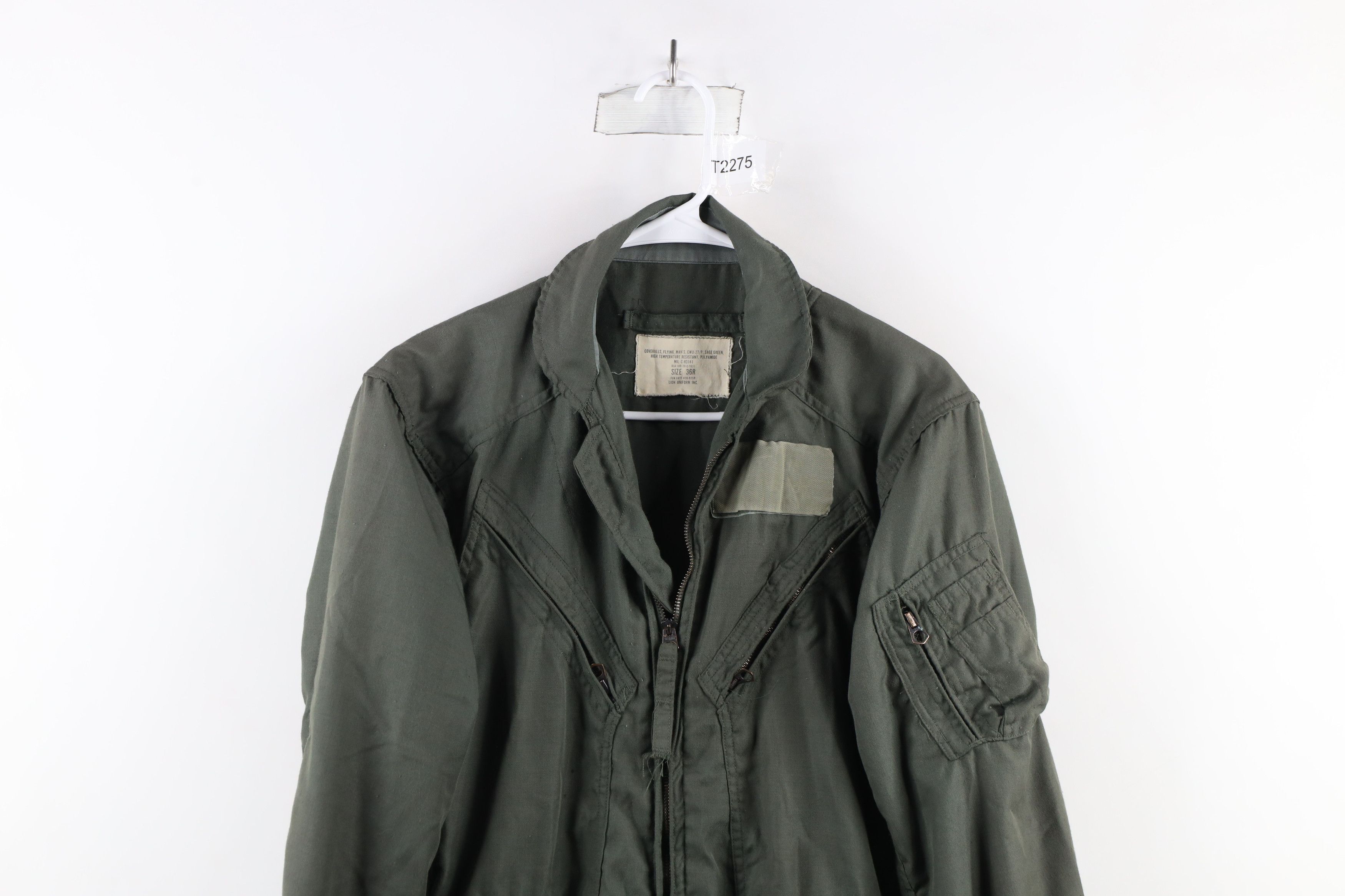 Vintage Vintage 70s Vietnam War CWU 27/P Flying Coveralls Suit Size US M / EU 48-50 / 2 - 2 Thumbnail