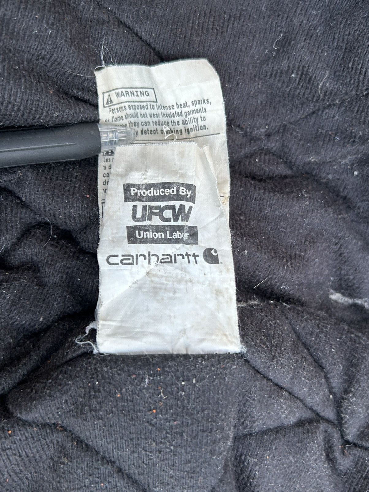 Carhartt Carhartt work jacket tall faded distressed USA made Size US L / EU 52-54 / 3 - 13 Thumbnail