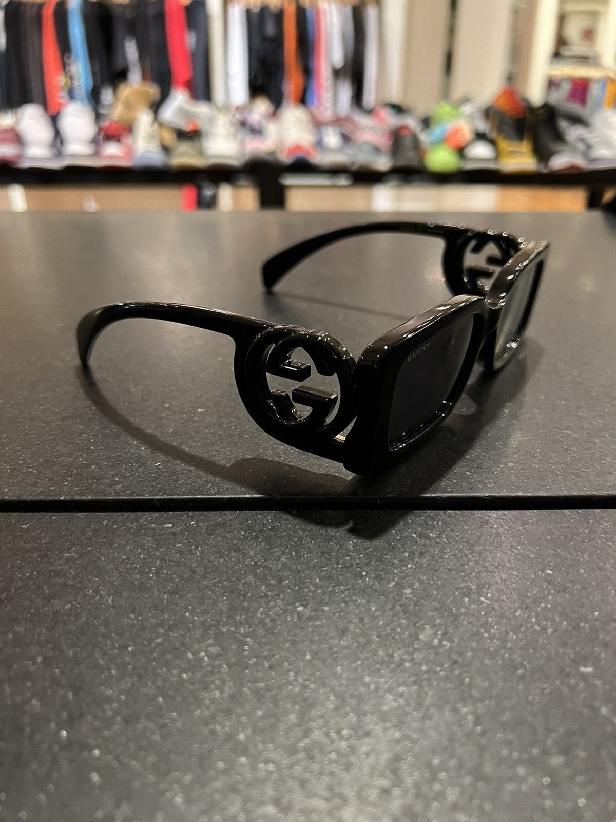 Gucci Gucci Monochrome GG sunglasses acetate black Size ONE SIZE - 3 Thumbnail