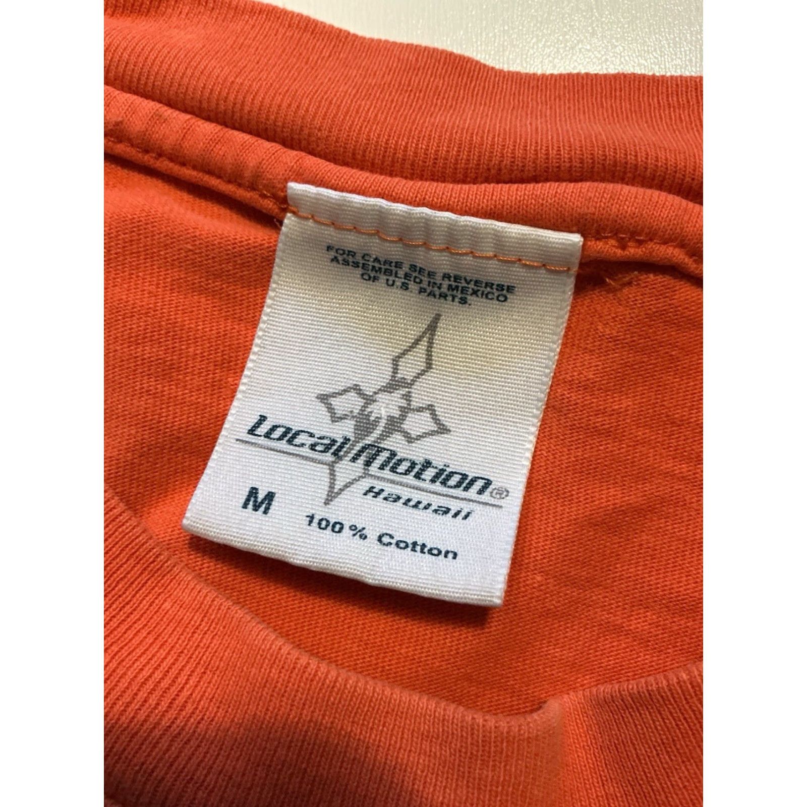 Vintage VINTAGE Local Motion International Hawaii Orange Surf Graphic T-Shirt Mens Medium Size US M / EU 48-50 / 2 - 6 Thumbnail