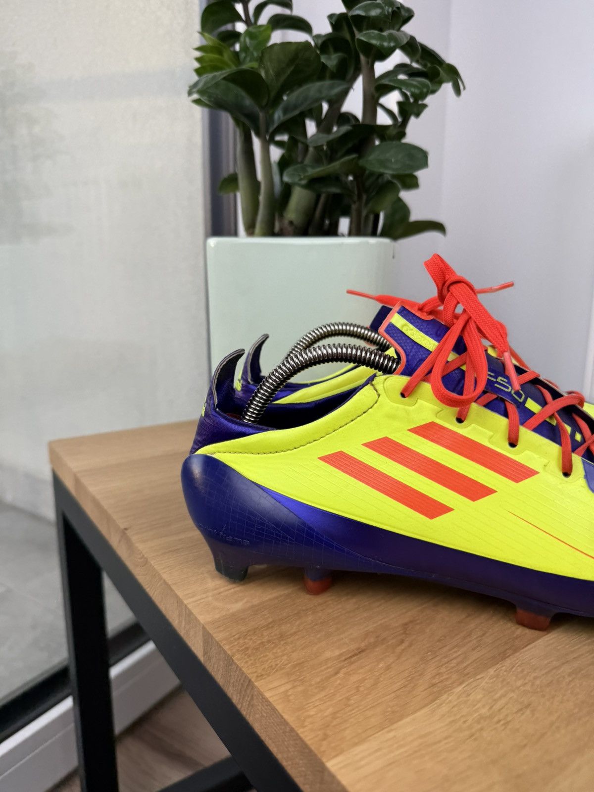 Adidas Adidas Adizero F50 FG yellow/purple/orange us10.5 Size US 10.5 / EU 43-44 - 5 Thumbnail
