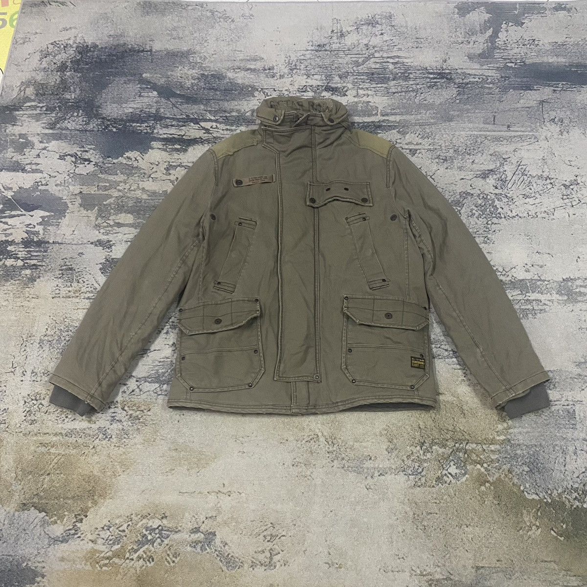 G-Star × Japanese Brand Vintage G star Military Combat Style Field Jacket Size US L / EU 52-54 / 3 - 4 Thumbnail