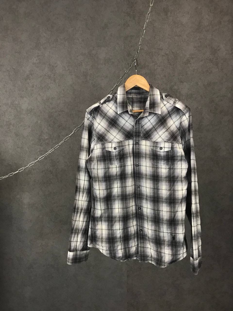 Allsaints Allsaints vintage designer logo shirt Size US M / EU 48-50 / 2 - 1 Thumbnail