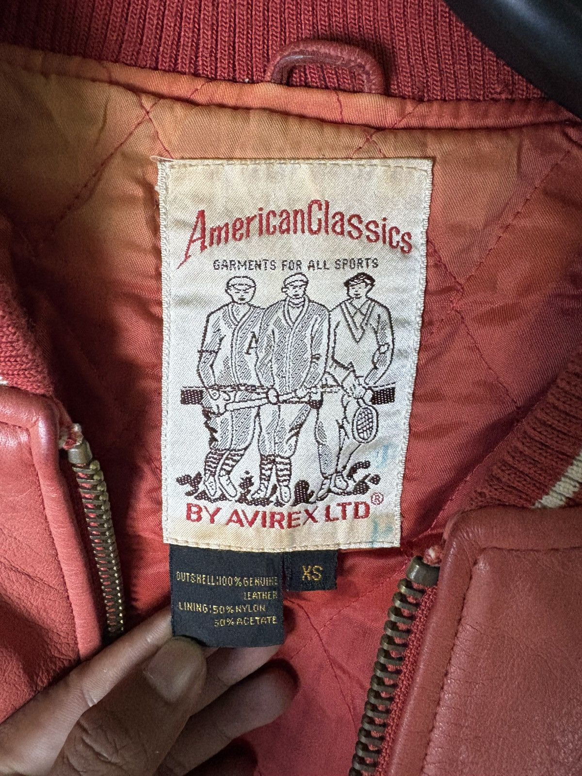 Avirex × Vintage Avirex USA Authentic Leather Jacket Size xs Size US S / EU 44-46 / 1 - 6 Thumbnail