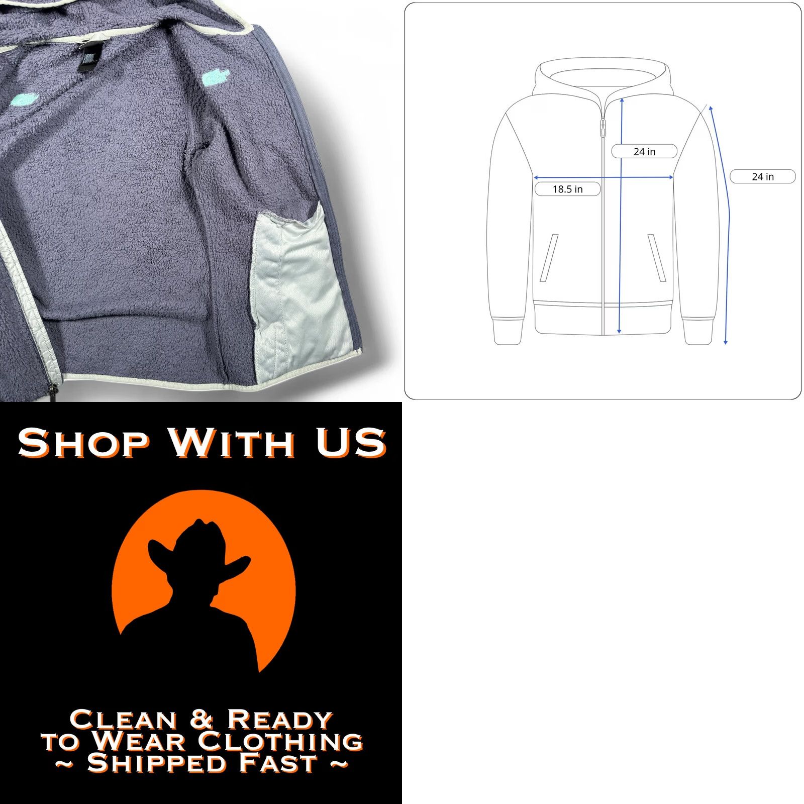 The North Face The North Face Jacket Womens SMALL Gray Hoodie Fleece Sherpa Outdoor Size S / US 4 / IT 40 - 8 Thumbnail