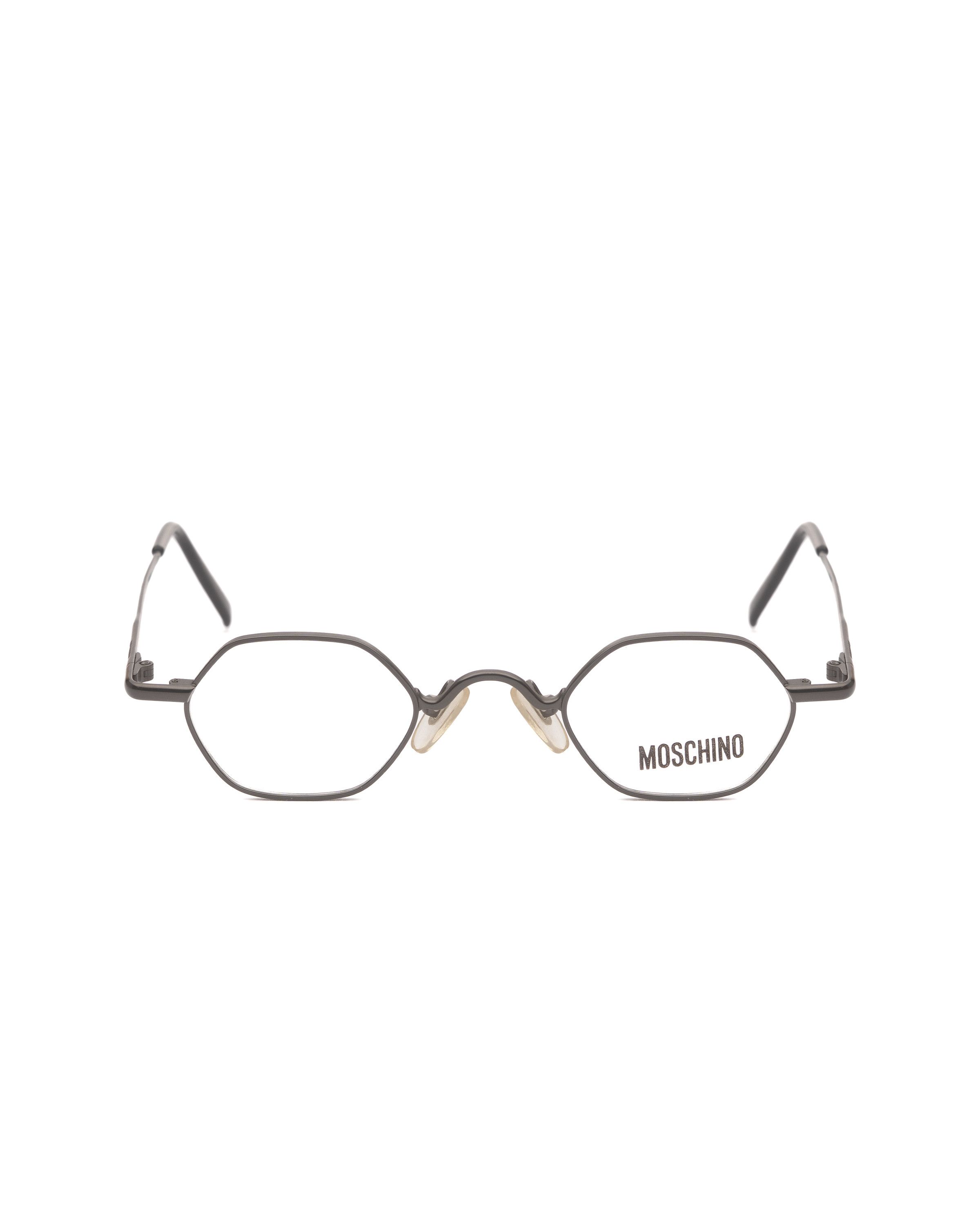 Moschino Moschino '90s Hexagon Black Scientist Antique Glasses Size ONE SIZE - 1 Thumbnail
