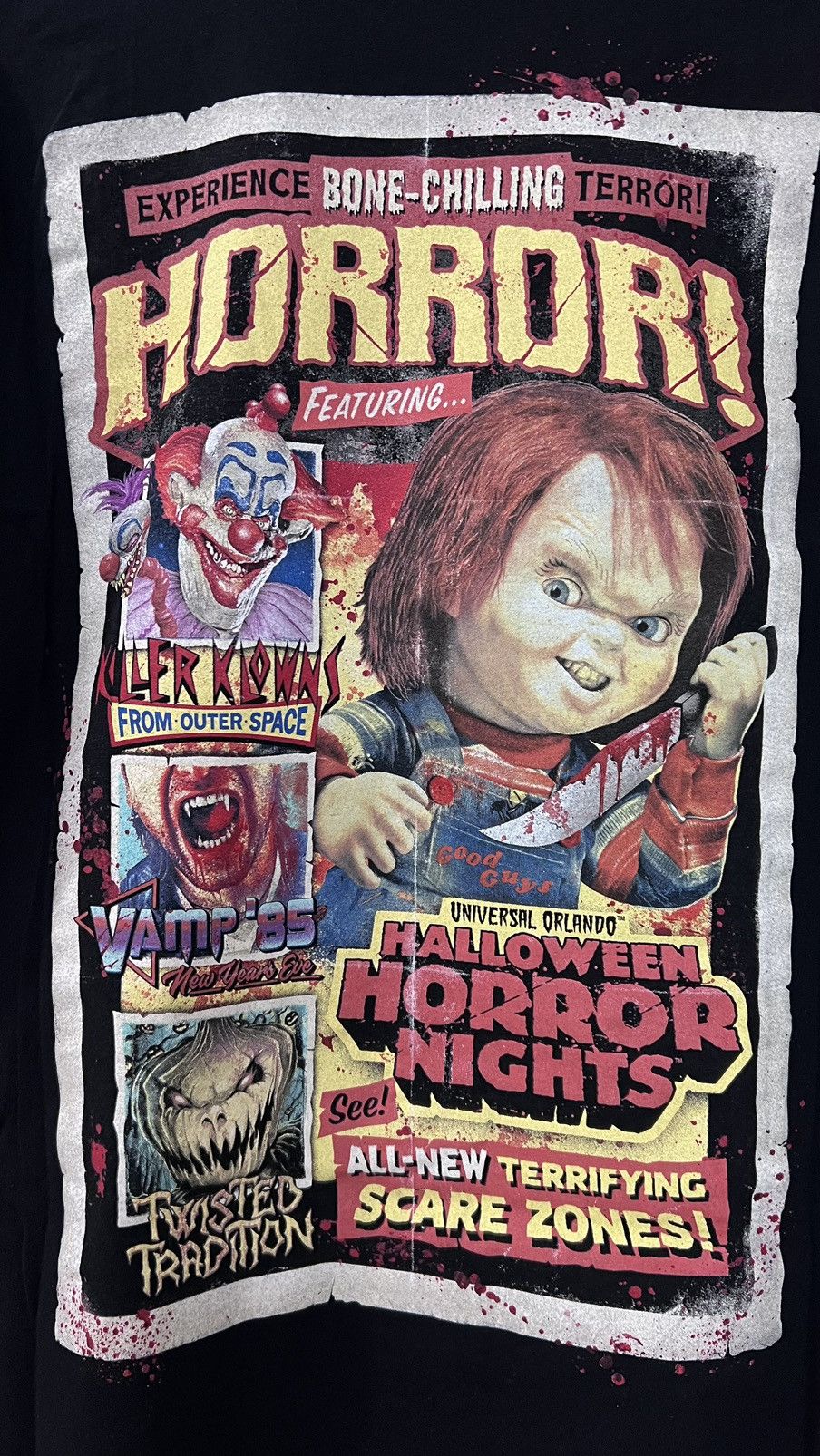 Universal Studios 2018 Halloween Horror Nights TShirt Size Large Size US L / EU 52-54 / 3 - 4 Thumbnail