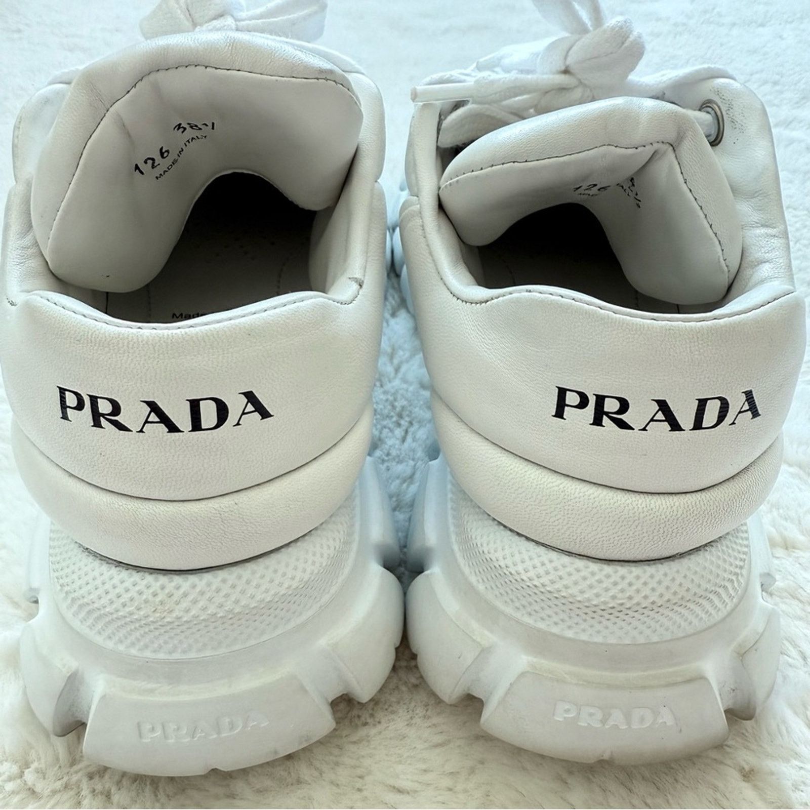 Prada Prada women platform sneakers size 38.5 EU Authentic 1350$ Size US 8.5 / IT 38.5 - 8 Thumbnail