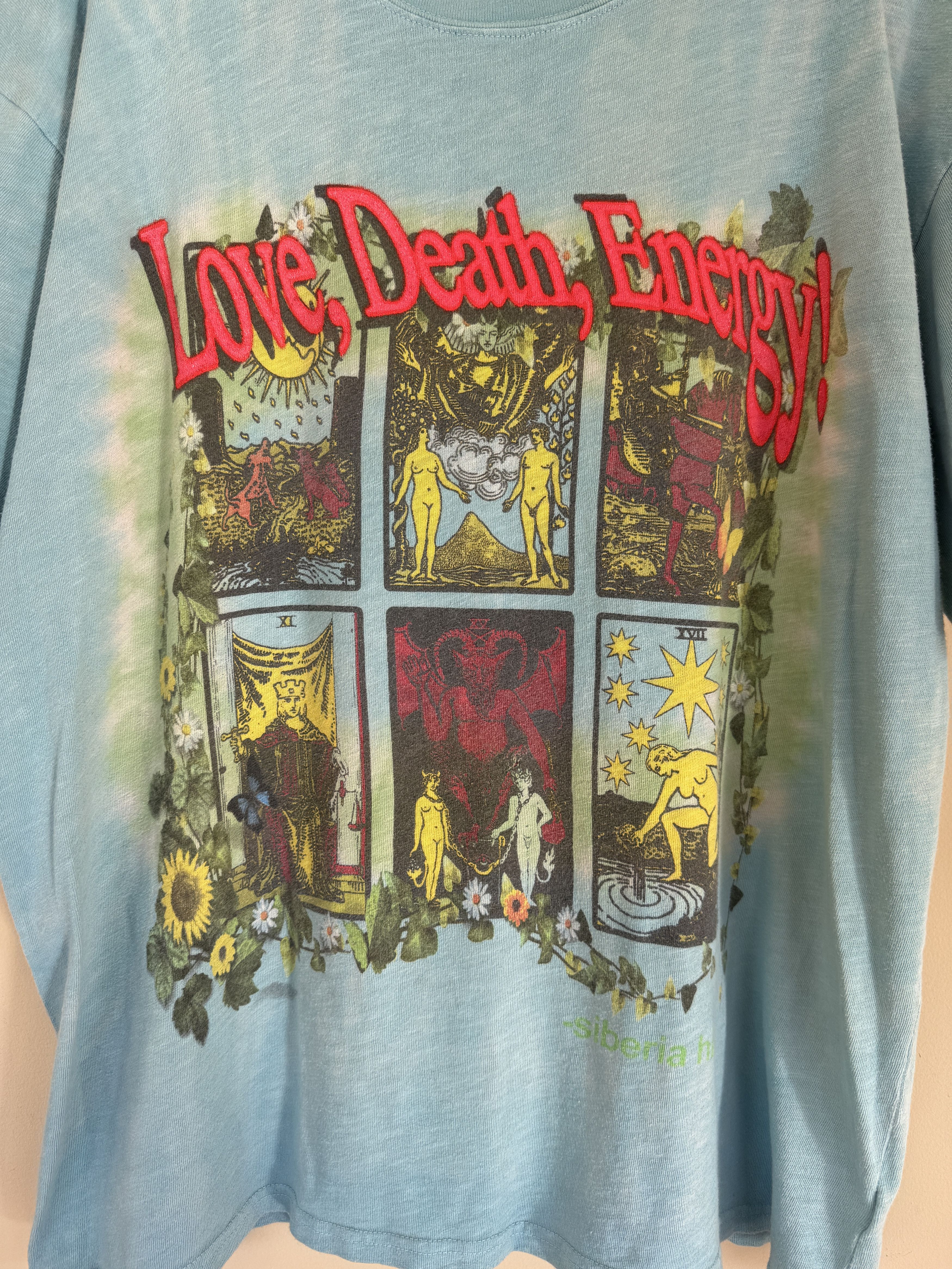 Siberia Hills Siberia Hills Love Death Energy! Tie-Dye Tee Size US XXL / EU 58 / 5 - 3 Thumbnail