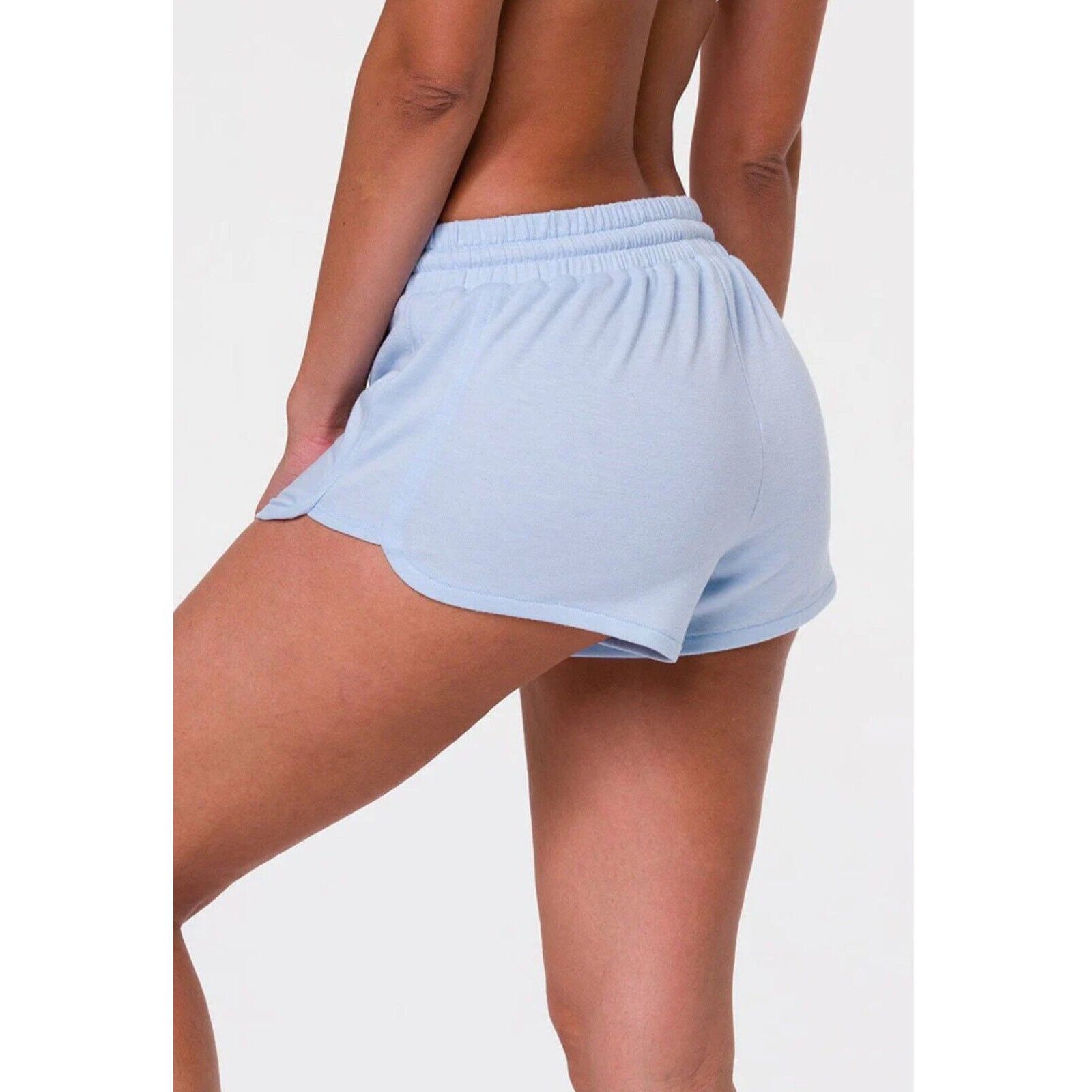 Other Onzie Baby Blue Divine Shorts Drawstring Waistband S / M Size 27" / US 4 / IT 40 - 5 Thumbnail