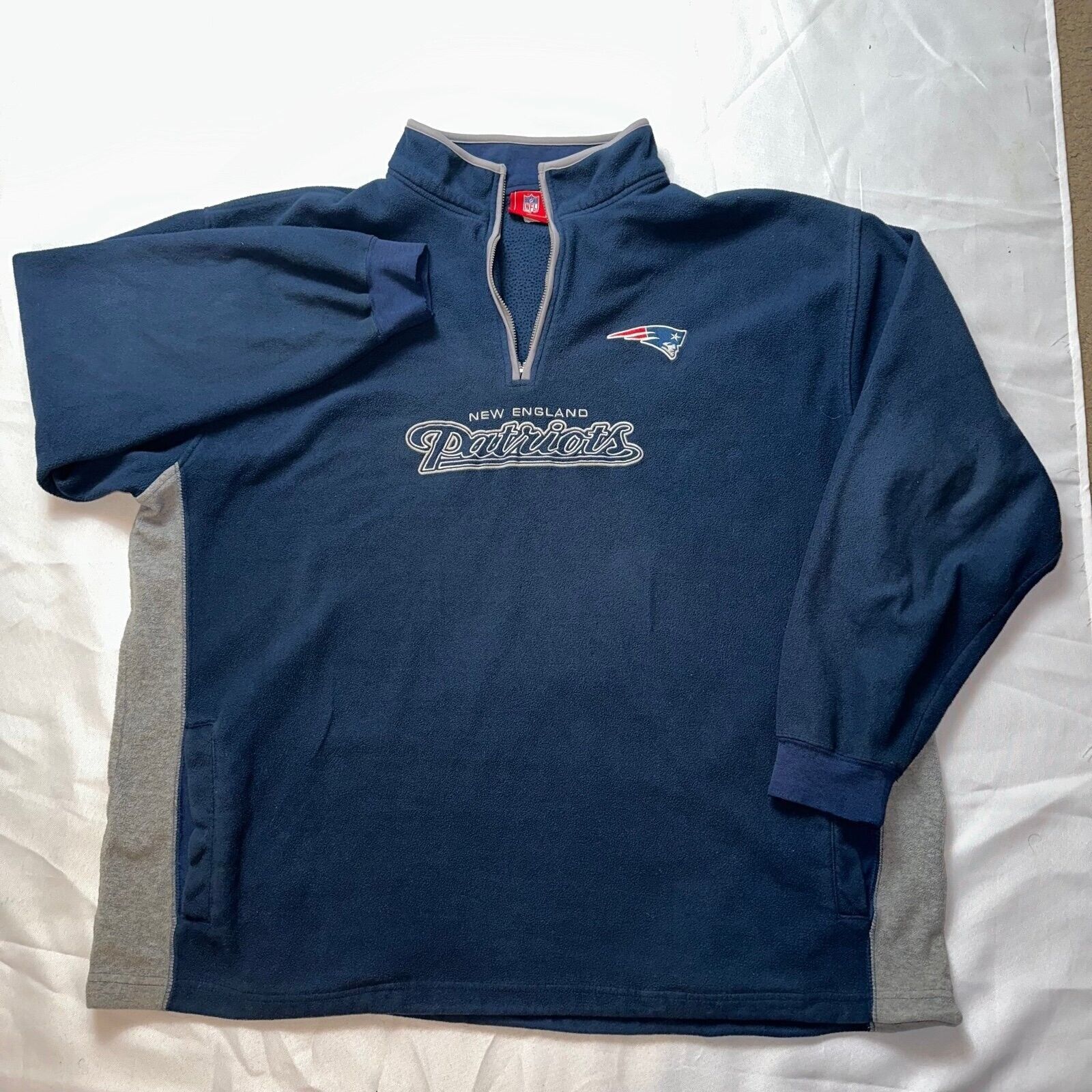 NFL VINTAGE New England Patriots Sweatshirt Pullover Sweater NF Size US XXL / EU 58 / 5 - 2 Thumbnail