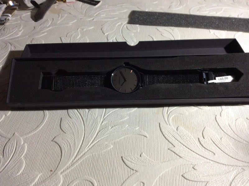 Designer Unknown black mesh bracelet watch Size ONE SIZE - 1 Thumbnail