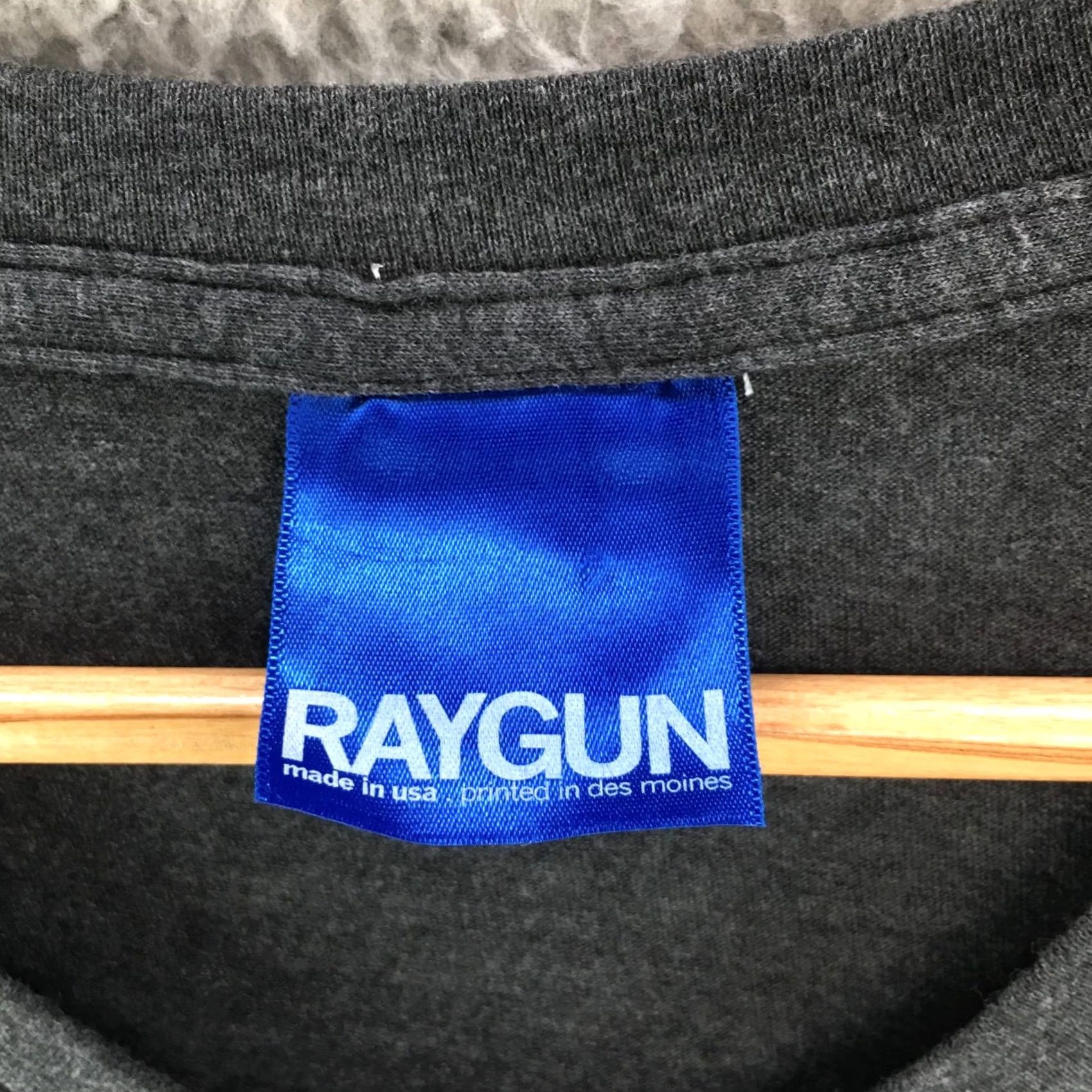 Vintage Raygun Graphic Tee Tshirt Womens Medium Grey Short Sleeve The Midwest Map Shirt Womens M Gray Classic Casual Tee Size M / US 6-8 / IT 42-44 - 7 Thumbnail