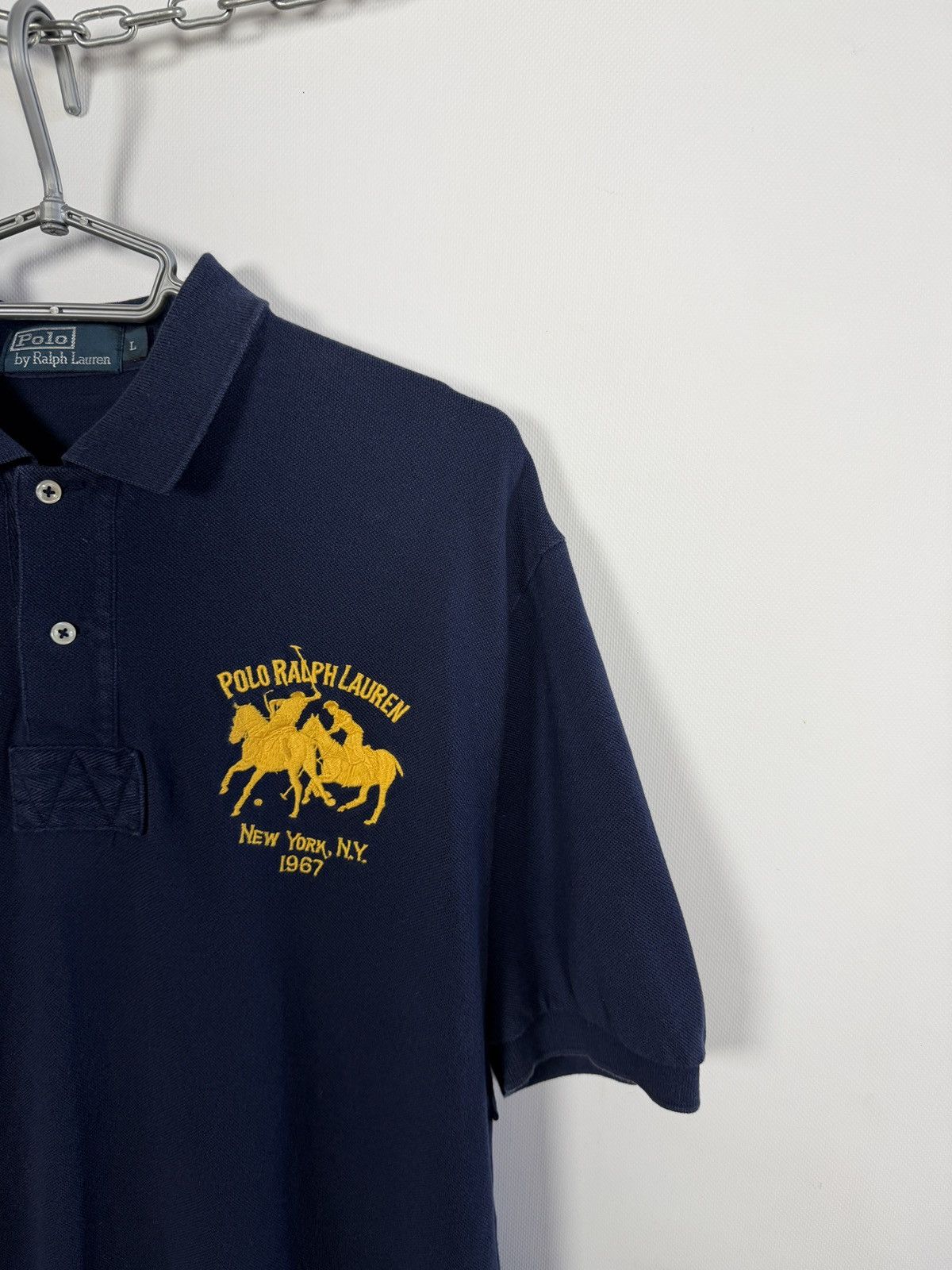 Polo Ralph Lauren Polo Ralph Lauren New York Vintage Polo Shirt Big Pony Logo Size US L / EU 52-54 / 3 - 2 Thumbnail