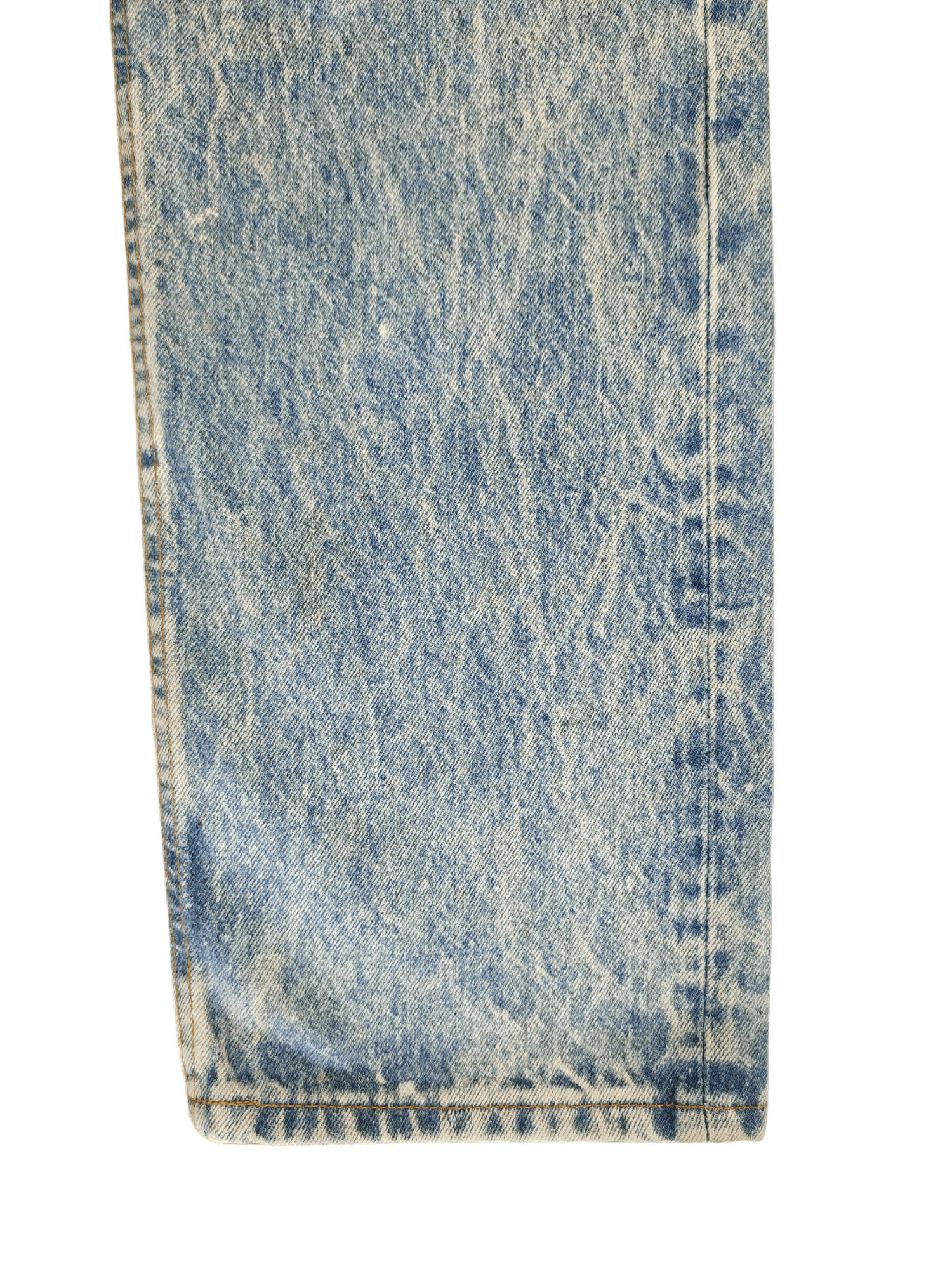 Levi's Size 31x32.5 Vintage 90s Levis 501 Acid Wash Jean Distressed Size US 31 - 7 Thumbnail