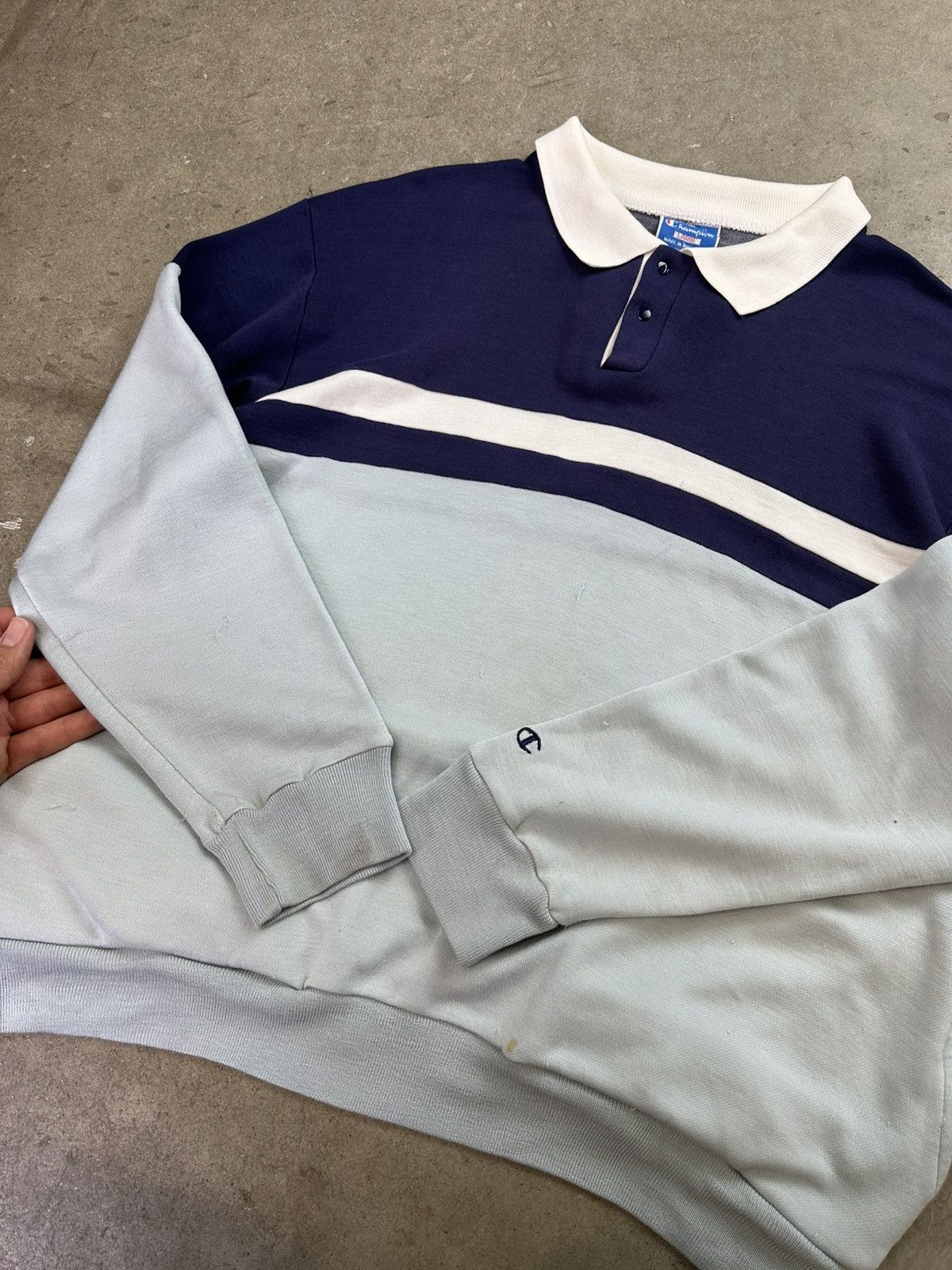 Vintage vintage 90s champion notre dame collared crewneck large Size US L / EU 52-54 / 3 - 8 Thumbnail