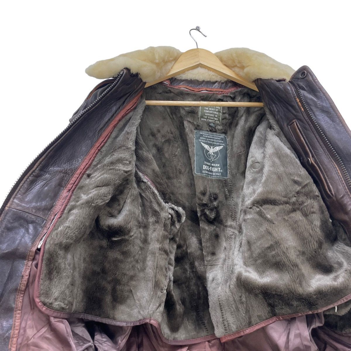 Aviator Nation 💥Vintage 80 Dog Fight A2 Leather Jacket Size US M / EU 48-50 / 2 - 8 Thumbnail