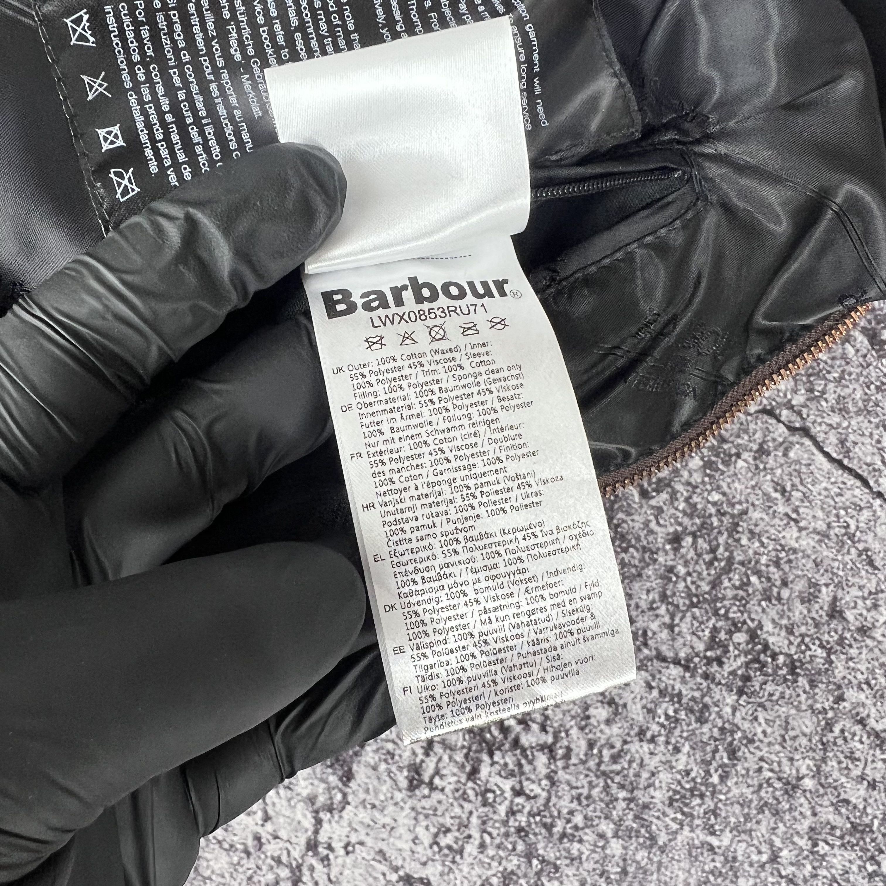 Barbour Barbour International Backmarker Waxed Jacket Size 8 Size S / US 4 / IT 40 - 14 Thumbnail