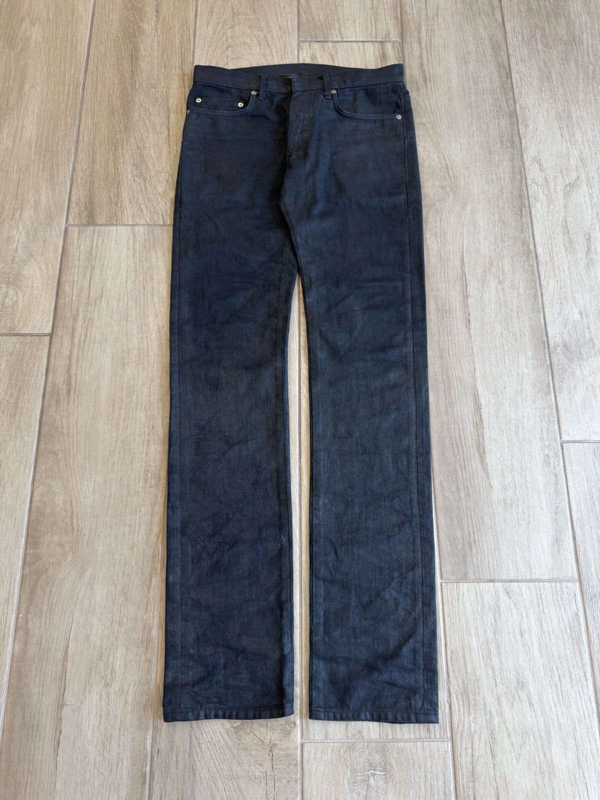 Dior AW07 Dior Homme “Navigate” Wax Coated Denim | Grailed