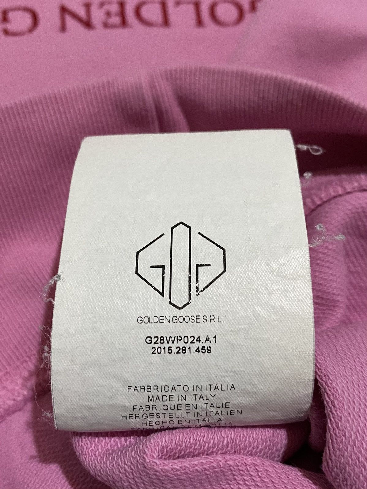 Golden Goose GOLDEN GOOSE DELUXE BRAND PINK SWEATSHIRT Size ONE SIZE - 5 Thumbnail