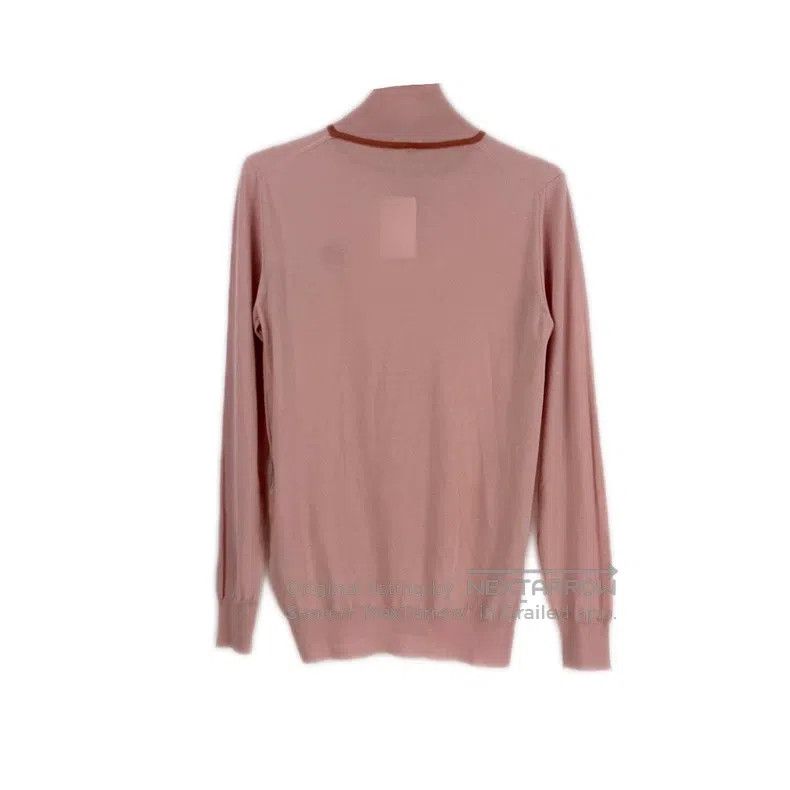 Loewe Loewe Pink embroidered logo cashmere crewneck sweater Size M / US 6-8 / IT 42-44 - 2 Thumbnail