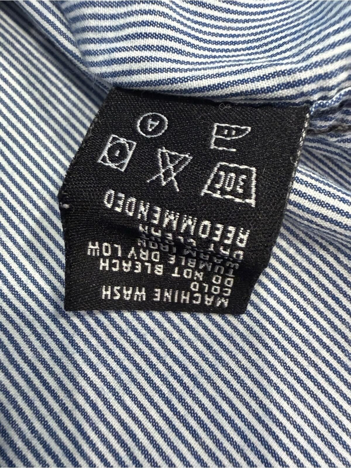 Eighty Eight Eighty Eight Platinum button up blue white striped SZ XXL Size US XXL / EU 58 / 5 - 8 Thumbnail