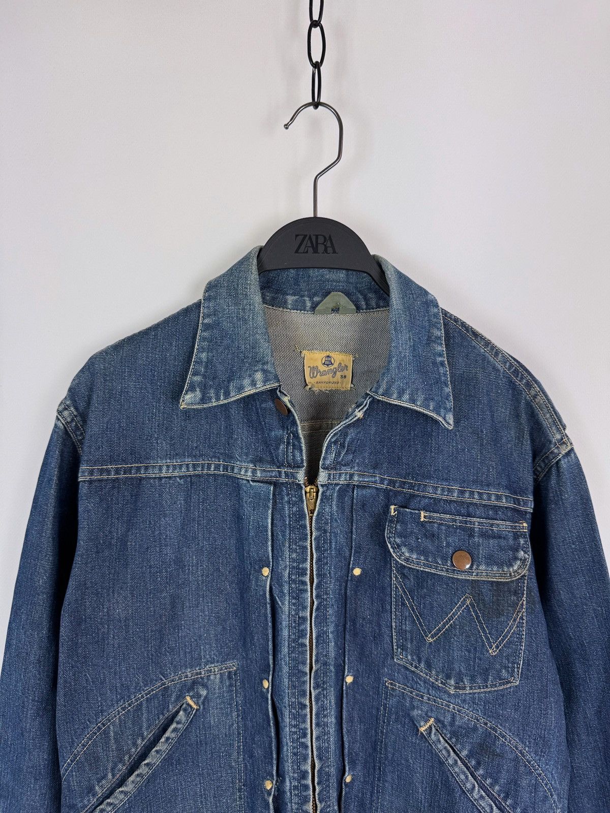 Wrangler 50-60’s Vintage Rare Wrangler 11MJZ Early Blue Bell Jacket Size US M / EU 48-50 / 2 - 2 Thumbnail