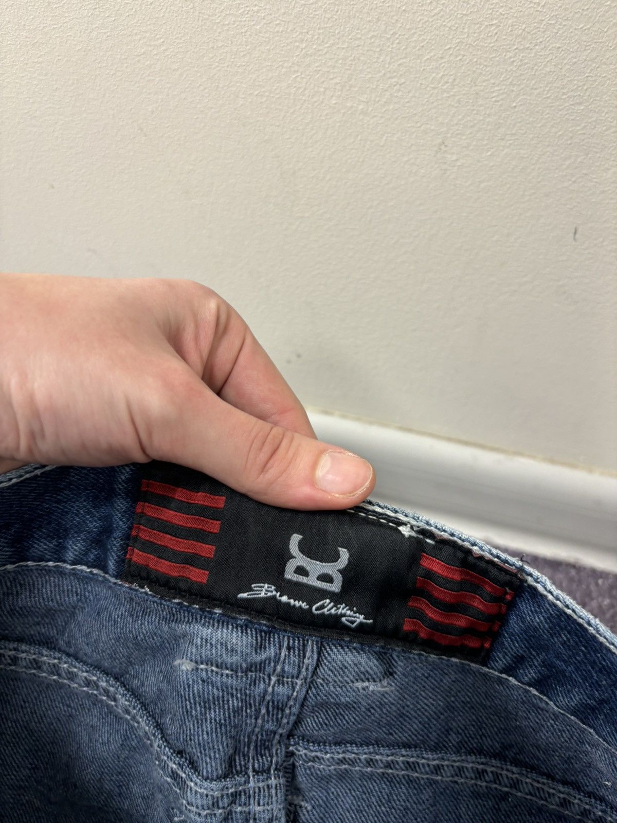 Other Vintage Bronx Clothing Y2K Skate Hype Blue Denim Baggy Jeans Size US 28 / EU 44 - 17 Thumbnail