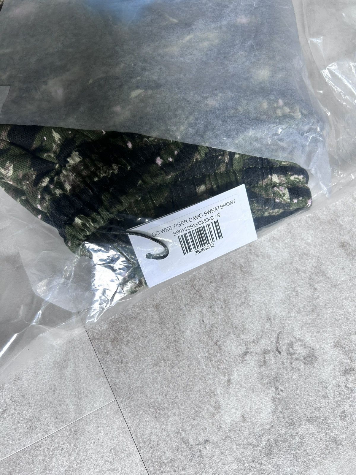 Sp5der × Young Thug Sp5der OG Web Tiger Camo Sweatshorts Size S Size US 30 / EU 46 - 7 Thumbnail