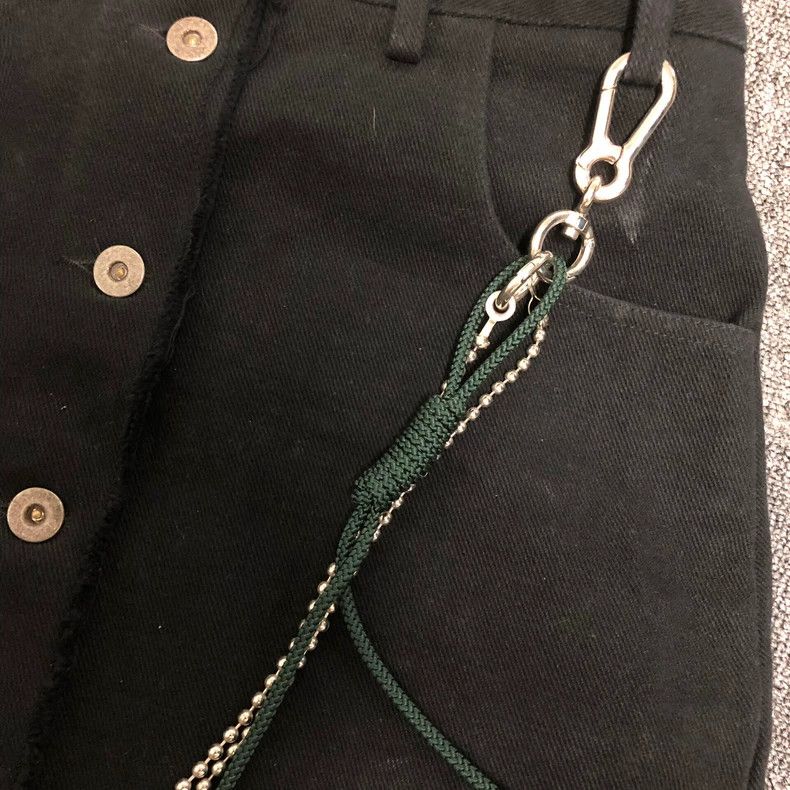 Song For The Mute Song For The Mute Chain A-line Denim Skirt Size 24" / US 00 / IT 34 - 7 Thumbnail