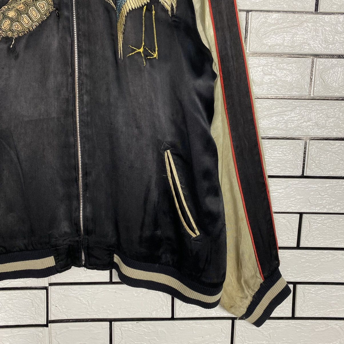 Japanese Brand 🔥Vintage Reversible Souvenir Sukajan Jacket Embroidery Toyo Size US L / EU 52-54 / 3 - 7 Thumbnail