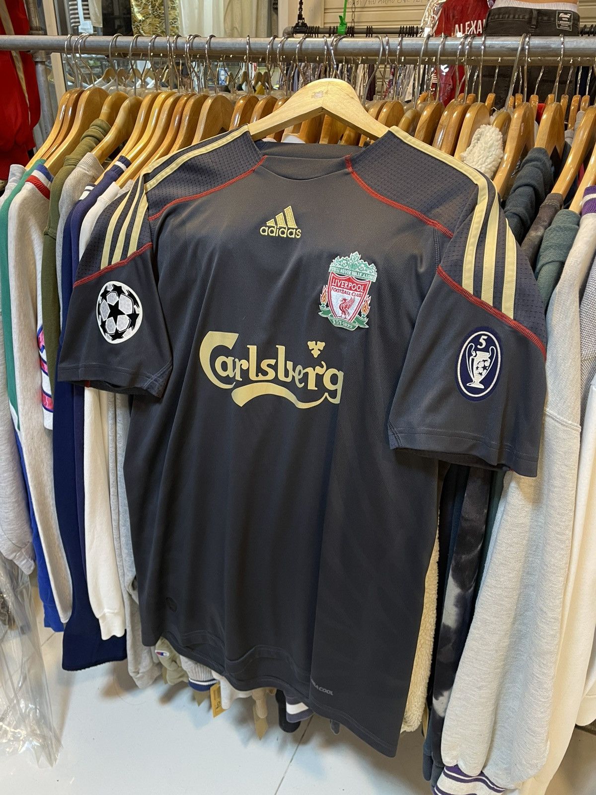 2009-2010 Liverpool FC GERRARD8 Away Kit