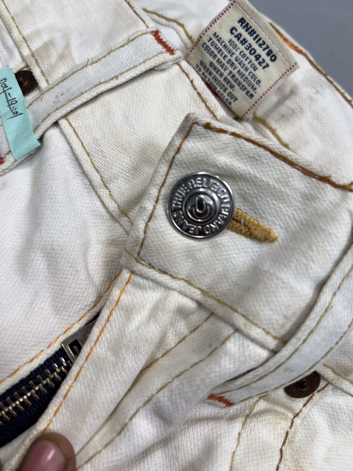 True Religion Vintage true religion flowers embroidered denim Size US 34 / EU 50 - 7 Thumbnail