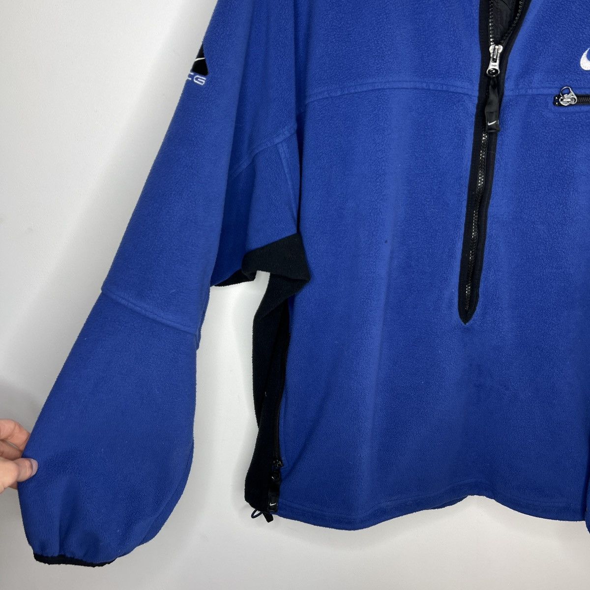 Nike × Nike ACG × Vintage Vintage Nike ACG Fleece Sherpa Zip-Up Sweatshirt Jacket RARE Size US XL / EU 56 / 4 - 8 Thumbnail