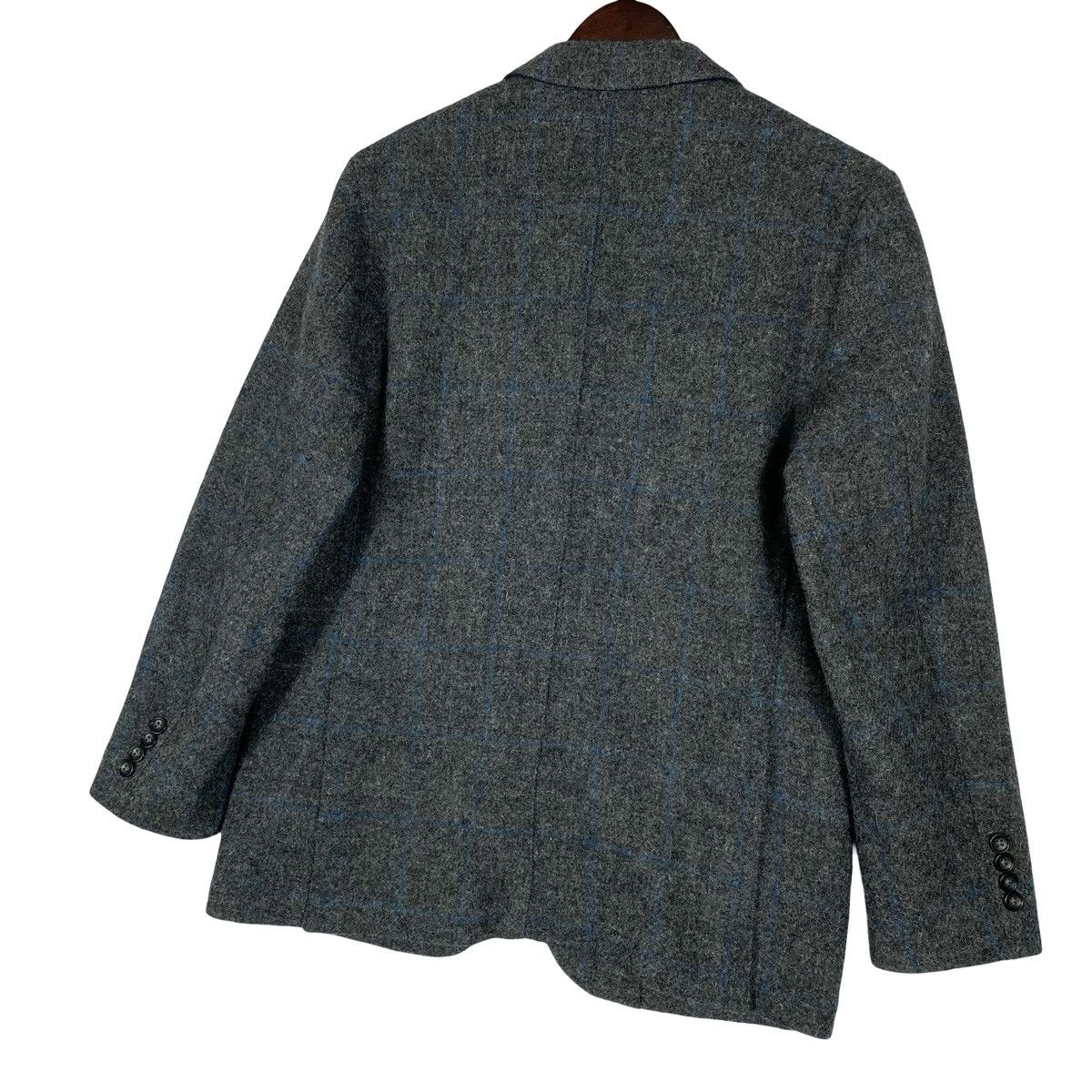 Harris Tweed Vintage FIDATO Harris Tweed Blazer Jacket Size 44S - 4 Thumbnail