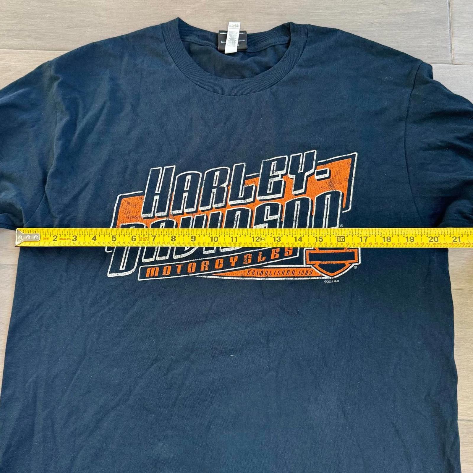 Harley Davidson Harley-Davidson Long Sleeve Graphic T-Shirt Size L Size US L / EU 52-54 / 3 - 5 Thumbnail