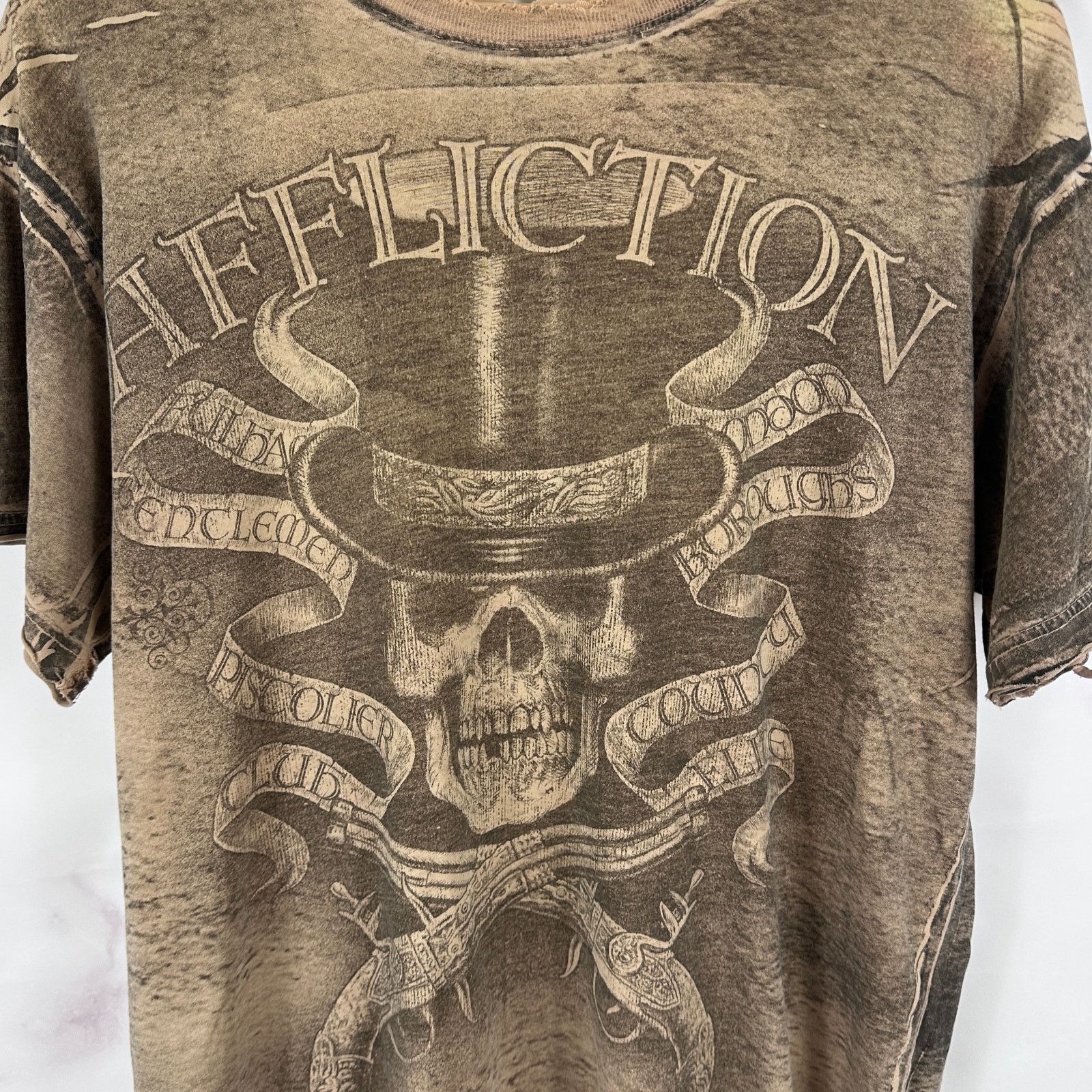 Affliction Live Fast Gun Tee Size US XL / EU 56 / 4 - 2 Thumbnail