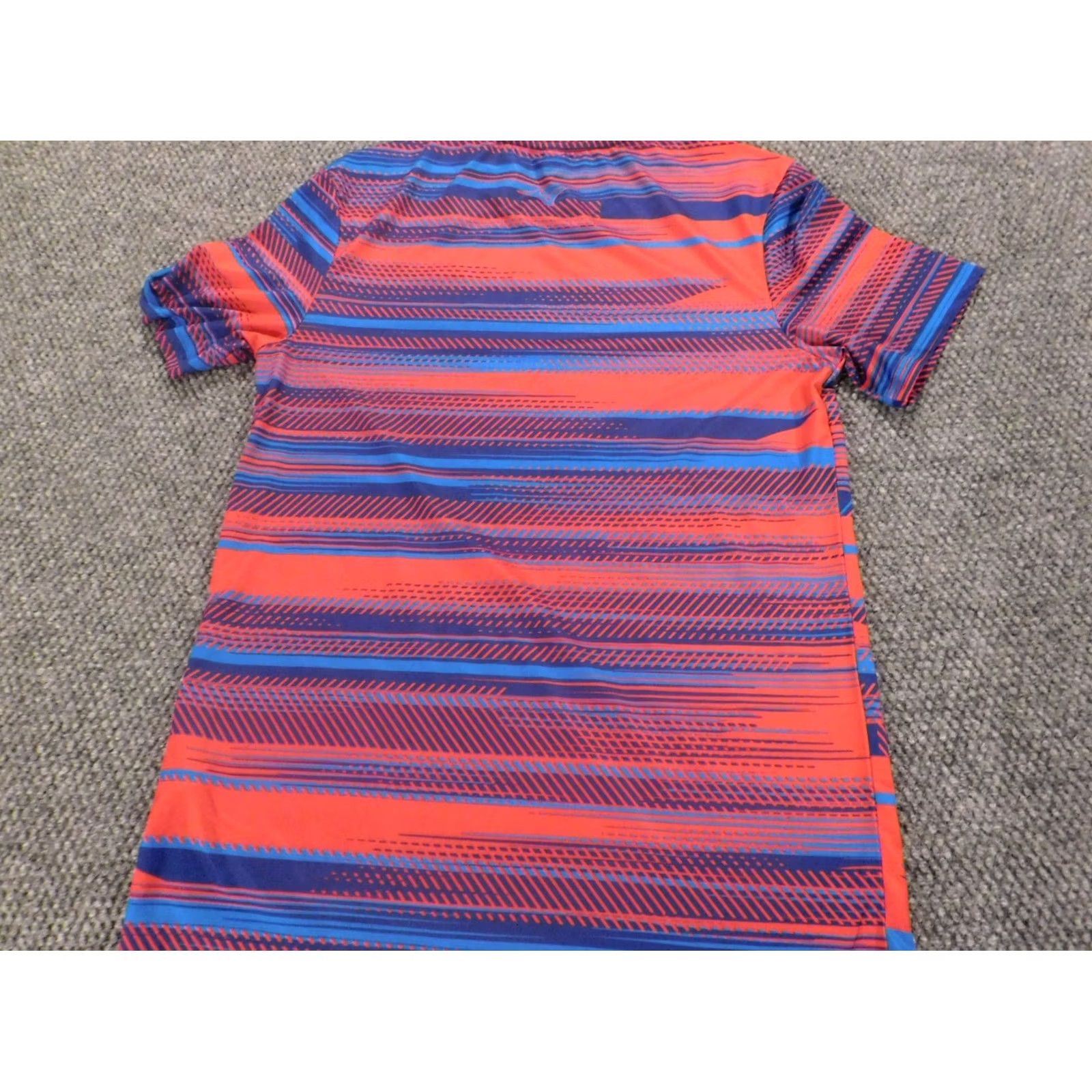 Mizuno Mizuno Shirt Mens S Purple Striped Crew Neck Short Sleeve Cotton Spandex Logo T-Shirt Vintage: No, USA Theme, Graphic Print, Stretch, Regular Fit Size US S / EU 44-46 / 1 - 7 Thumbnail