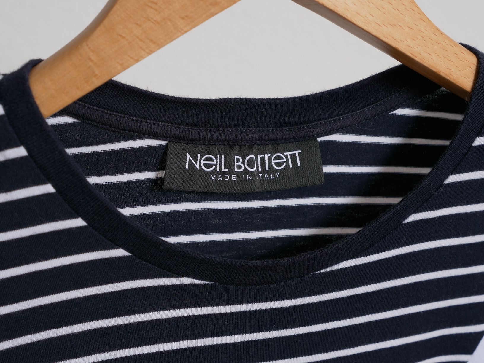 Neil Barrett Neil Barrett Modernist Tee Blue/White M Size US M / EU 48-50 / 2 - 3 Thumbnail