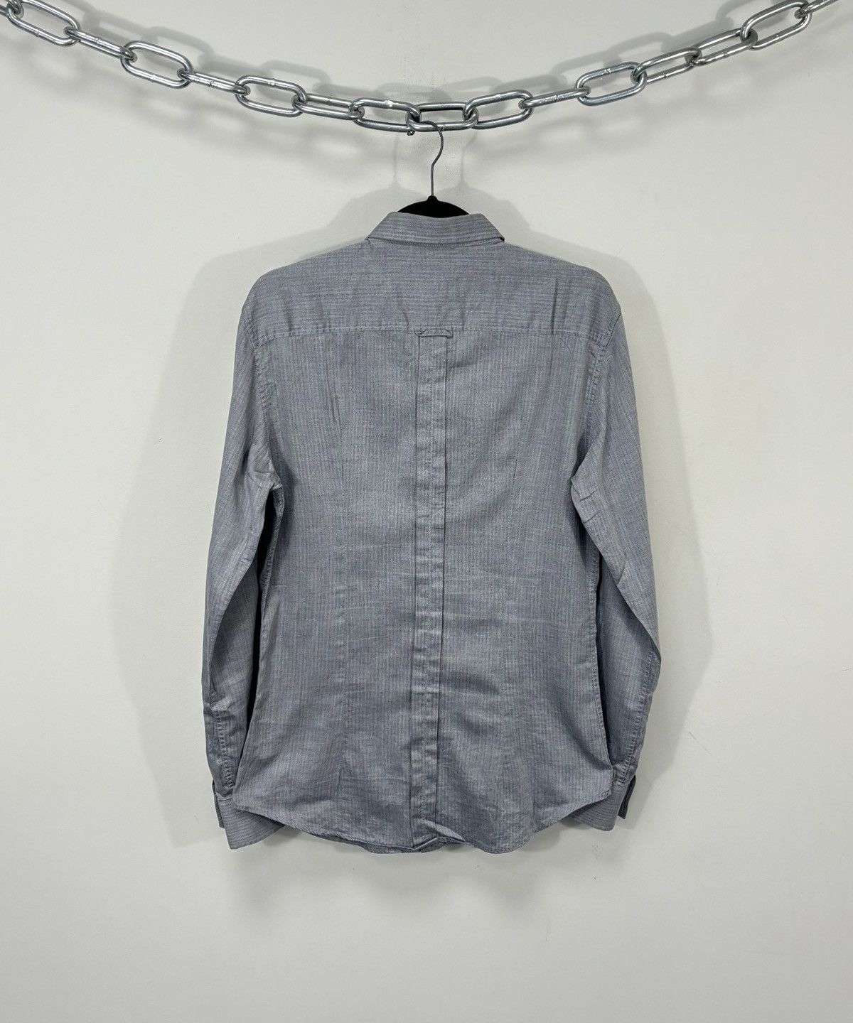 Dolce & Gabbana Dolce & Gabbana Men’s Slim Herringbone Button Down Shirt Size US M / EU 48-50 / 2 - 13 Thumbnail