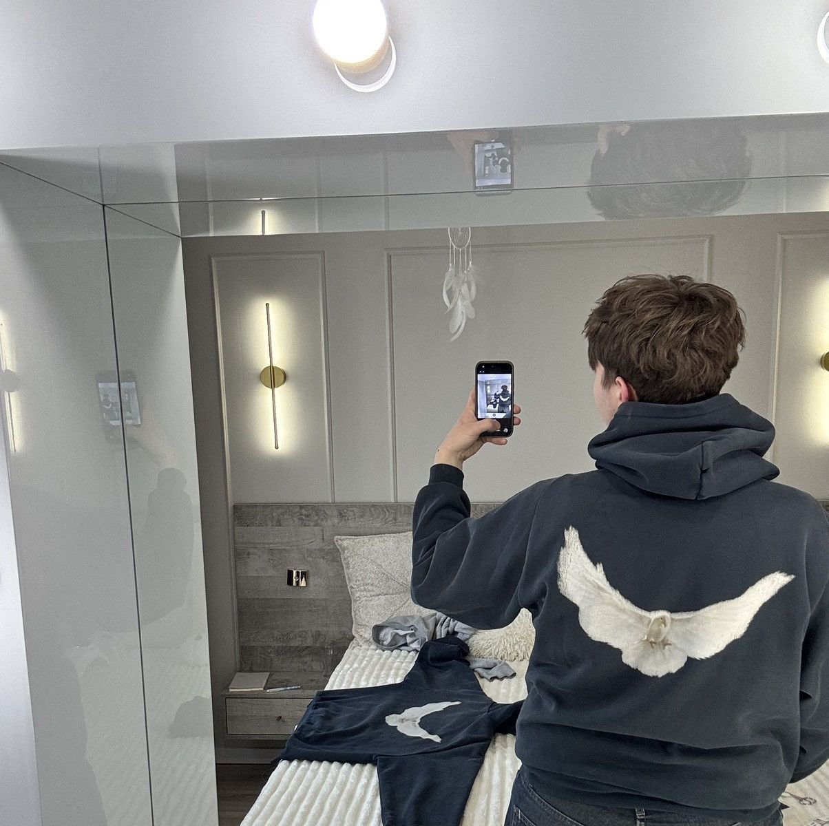 Balenciaga × Gap × Yeezy YEEZY GAP BALENCIAGA SHRUNKEN HOODIE Size US L / EU 52-54 / 3 - 3 Thumbnail