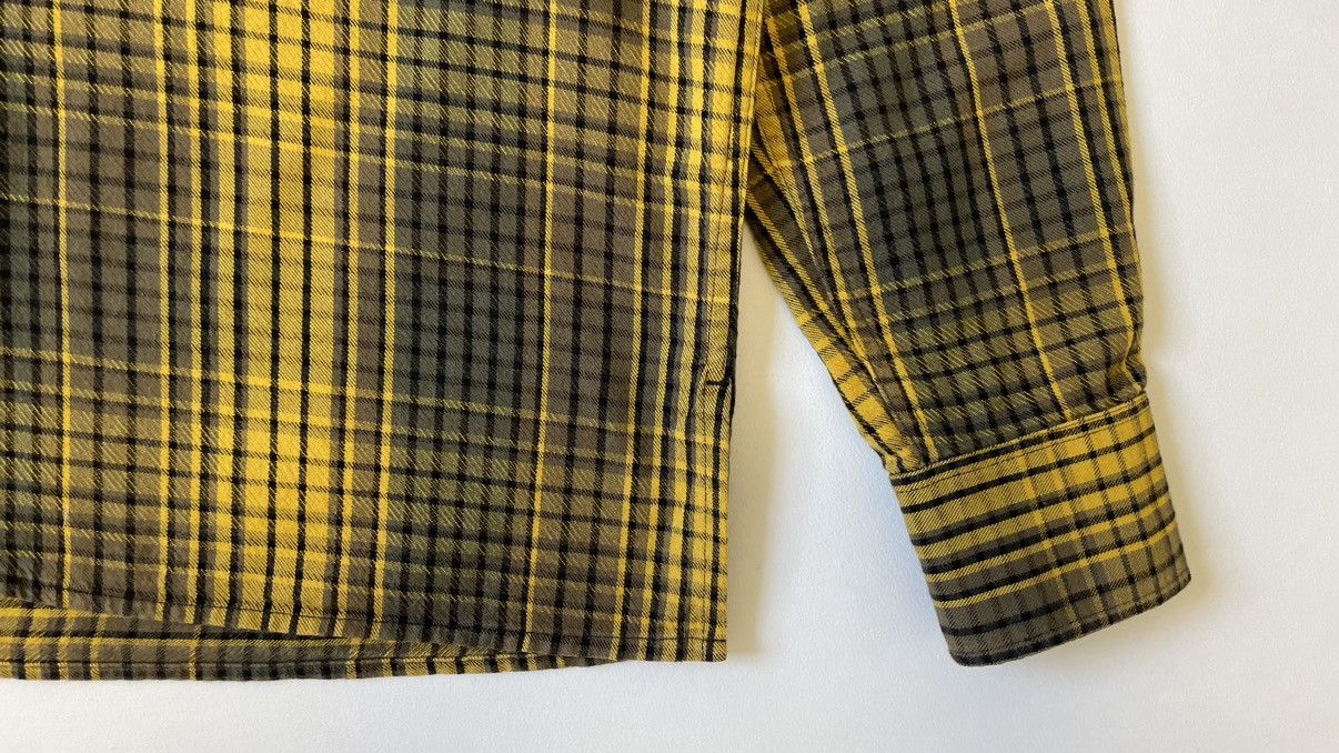 Our Legacy Yellow/Black Check Utility Boxy Shirt Size US L / EU 52-54 / 3 - 7 Thumbnail