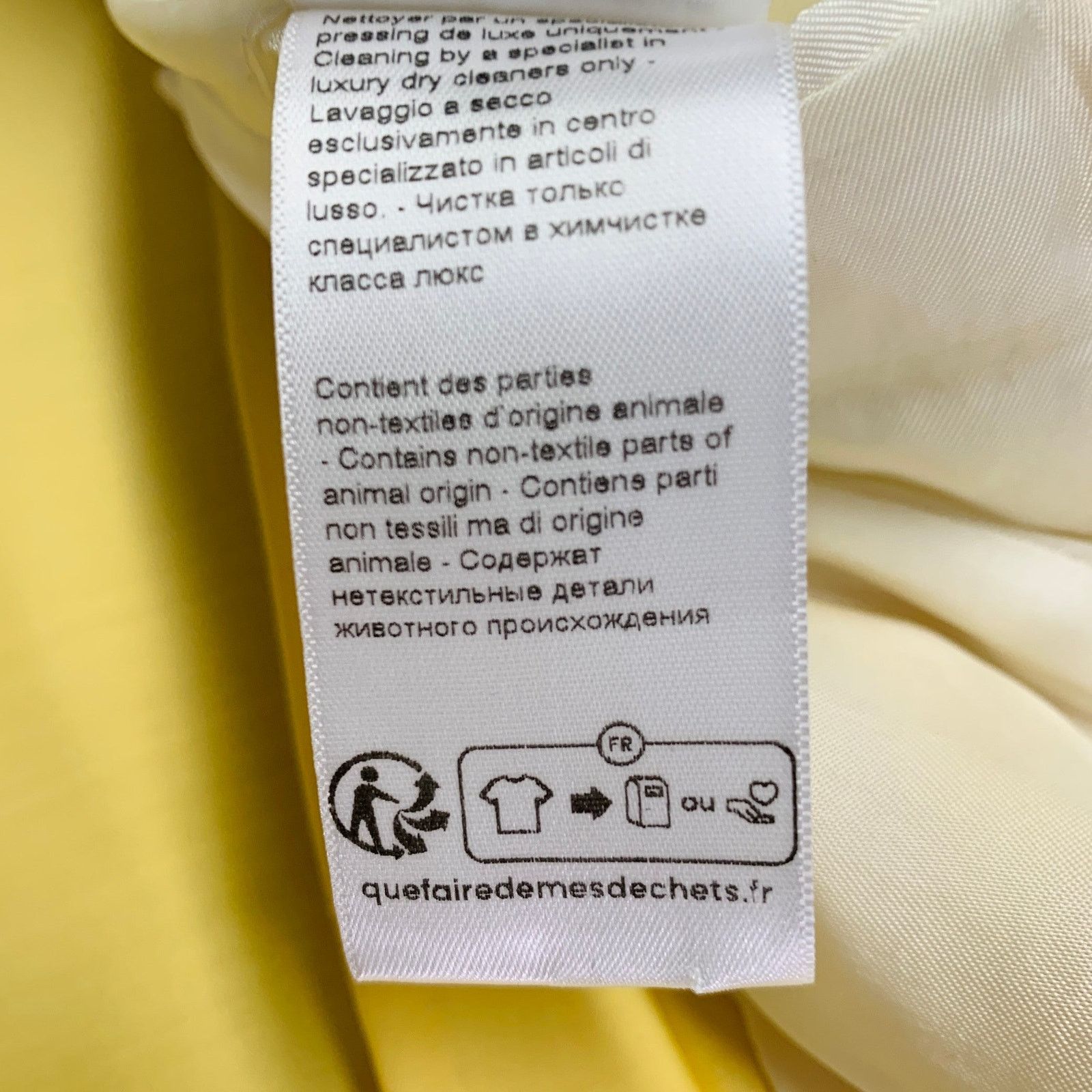 Lanvin LANVIN Size 42 Yellow Wool Silk Notch Lapel Sport Coat Size 42R - 13 Thumbnail
