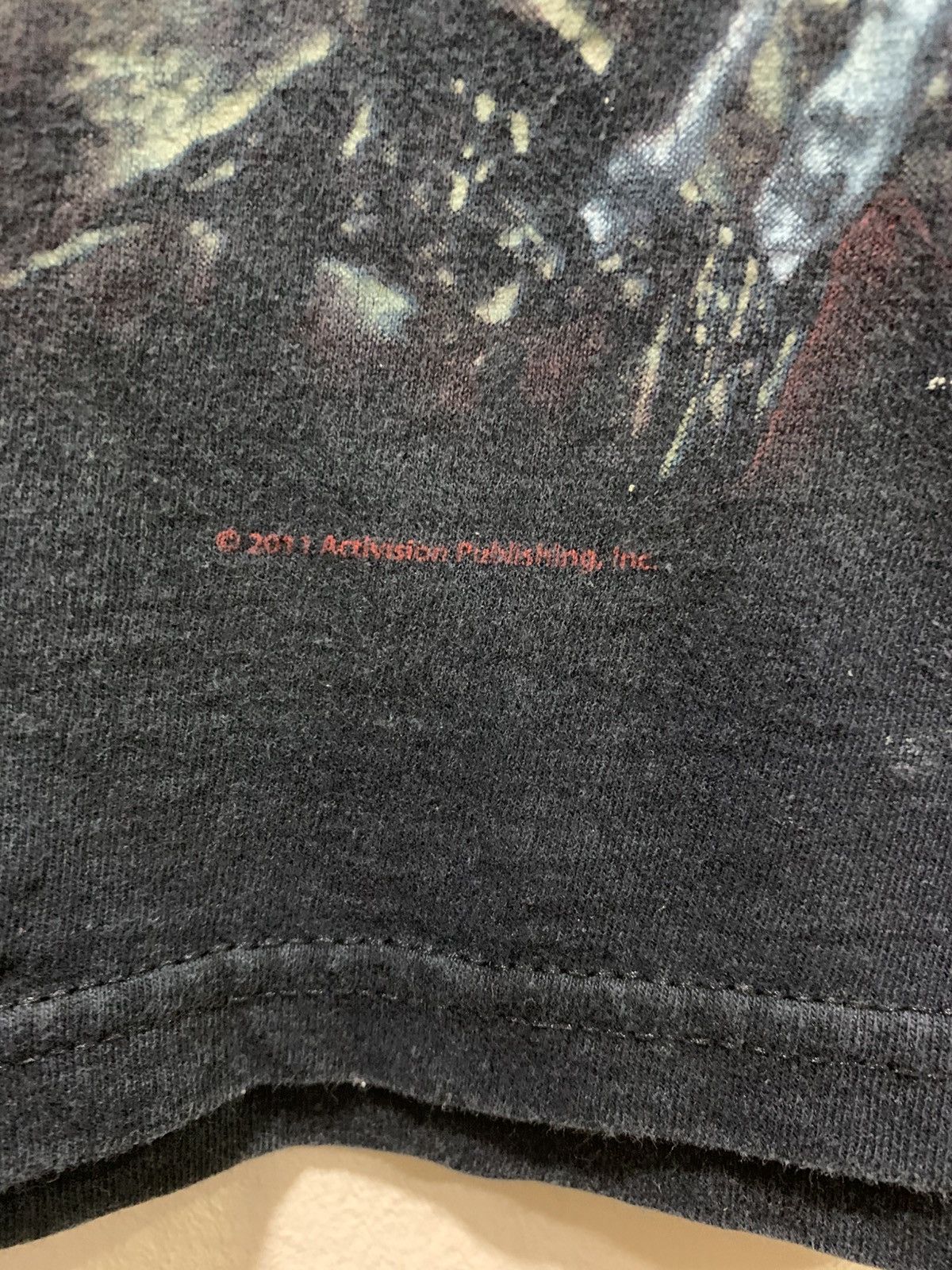 Vintage Vintage Call of Duty Ops Zombie Rare Faded Promo T Shirt Size US L / EU 52-54 / 3 - 3 Thumbnail
