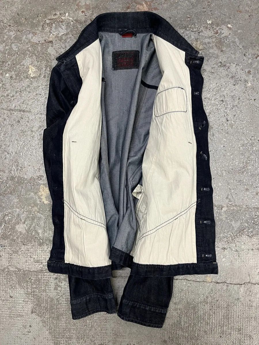 Marithe + Francois Girbaud AW2007 Marithé + François Girbaud Patch Brut Denim Jacket Size US M / EU 48-50 / 2 - 7 Thumbnail