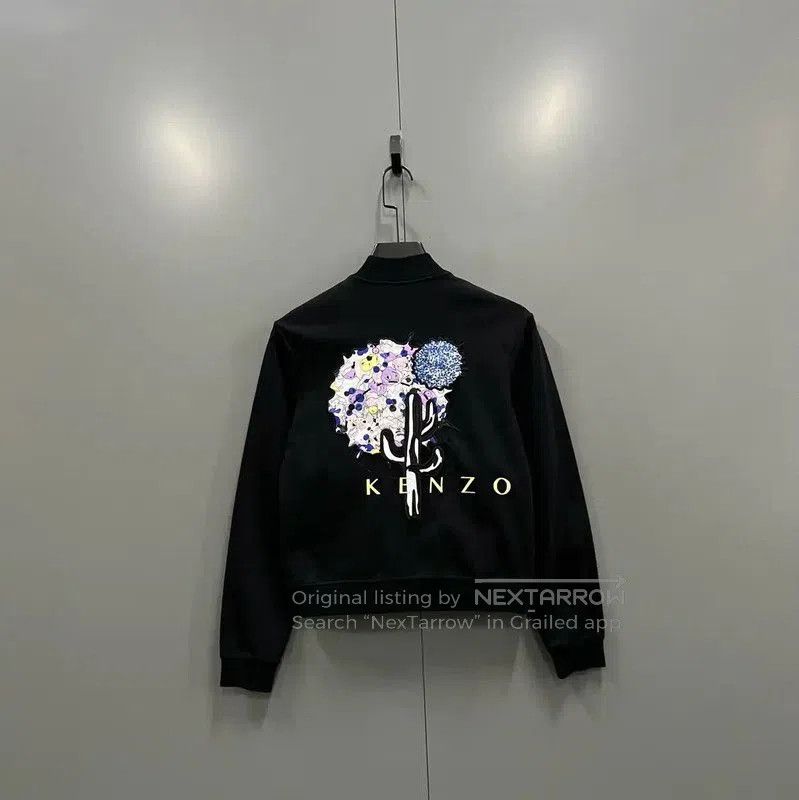 Kenzo KENZO Black Cotton Women's Jacket XS . Size XS / US 0-2 / IT 36-38 - 3 Thumbnail