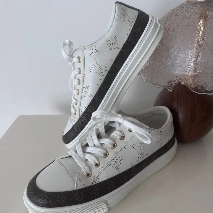 Louis Vuitton Louis Vuitton Stellar Soft Calfskin Low-top Sneakers -2508 Size US 6 / IT 36 - 2 Thumbnail